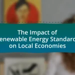 The Impact of Renewable Energy Standards on Local Economies